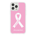 Breast Cancer Awareness HD Apple iPhone 13 Series Mag-Safe Phone Case - Arleathercraft Survivor / iPhone 13