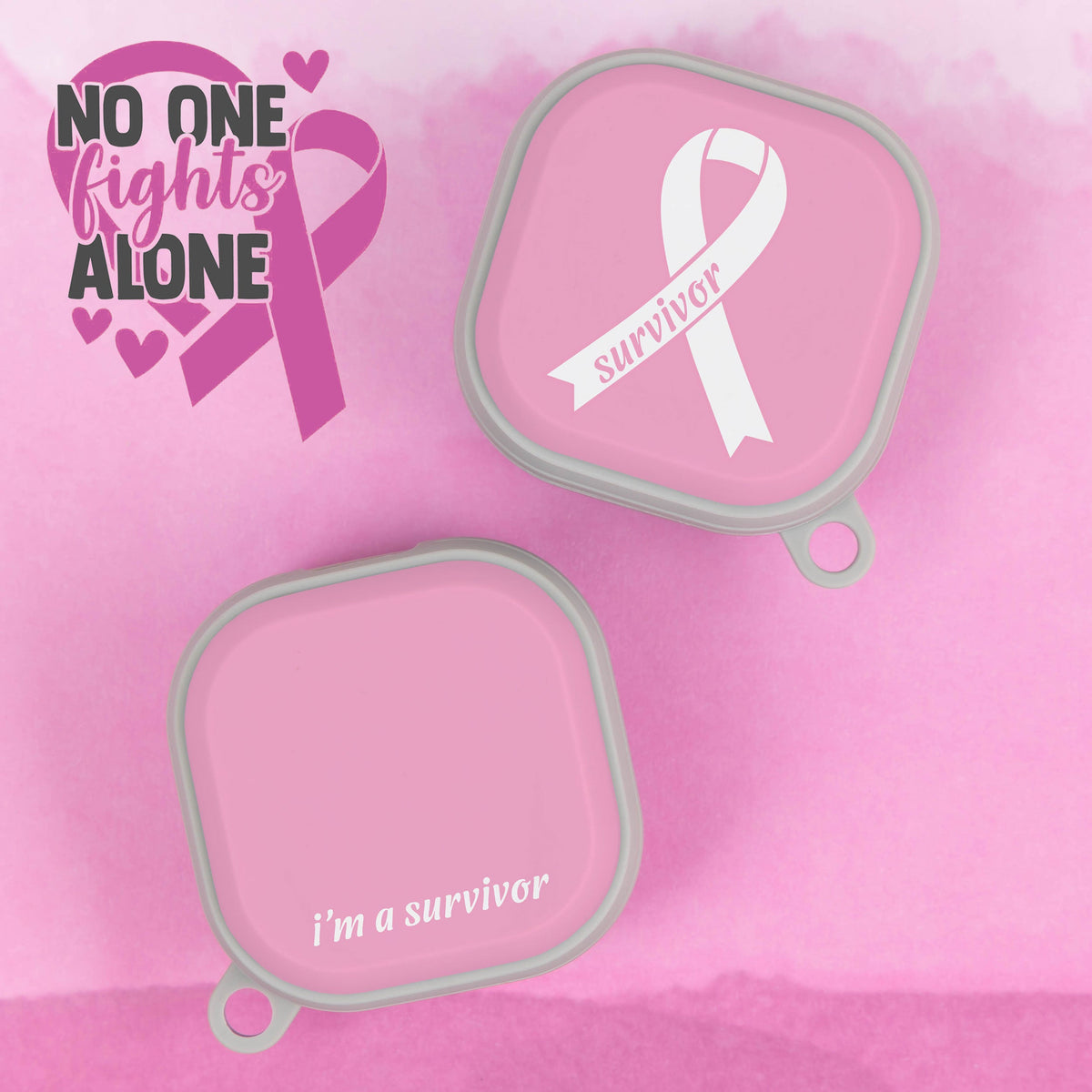 Breast Cancer Awareness HDX Samsung Galaxy Buds Pro & Buds Live Case Cover