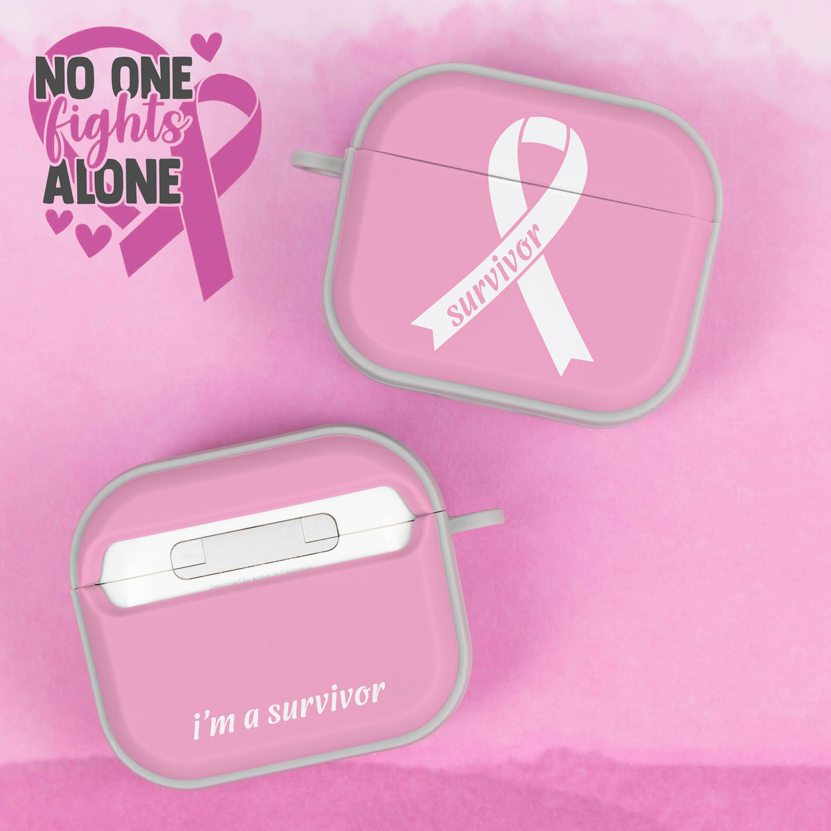 Breast Cancer Awareness HDX Apple AirPods Gen 3 Case Cover