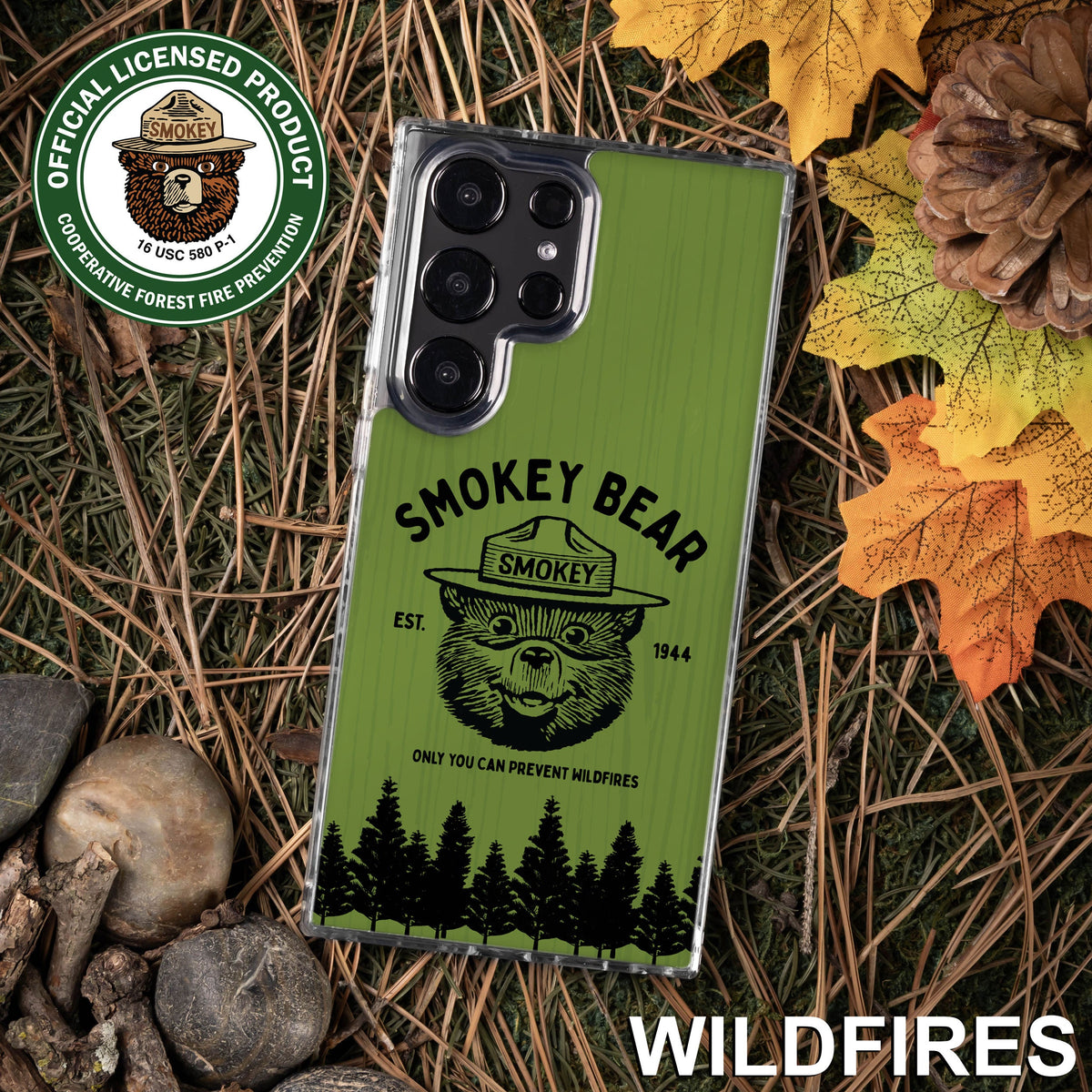Smokey Bear Classic HD Samsung Galaxy S21 Phone Case