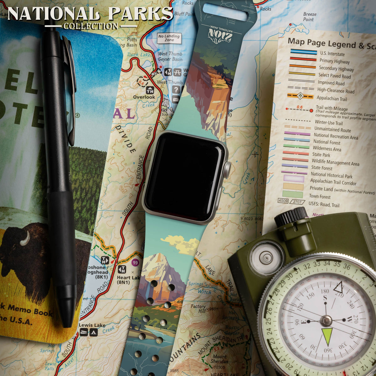 National Parks Zion HD Apple Watch Band