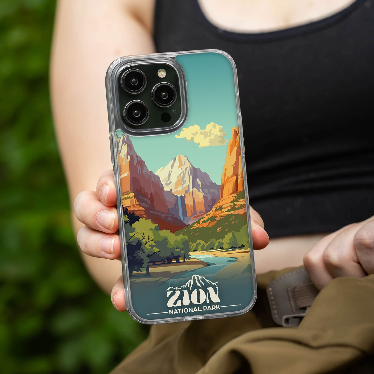National Parks Zion HD Apple iPhone 14 Series Mag-Safe Phone Case