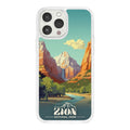 National Parks Zion HD Apple iPhone 14 Series Mag-Safe Phone Case - Arleathercraft Zion / iPhone 14 Pro Max