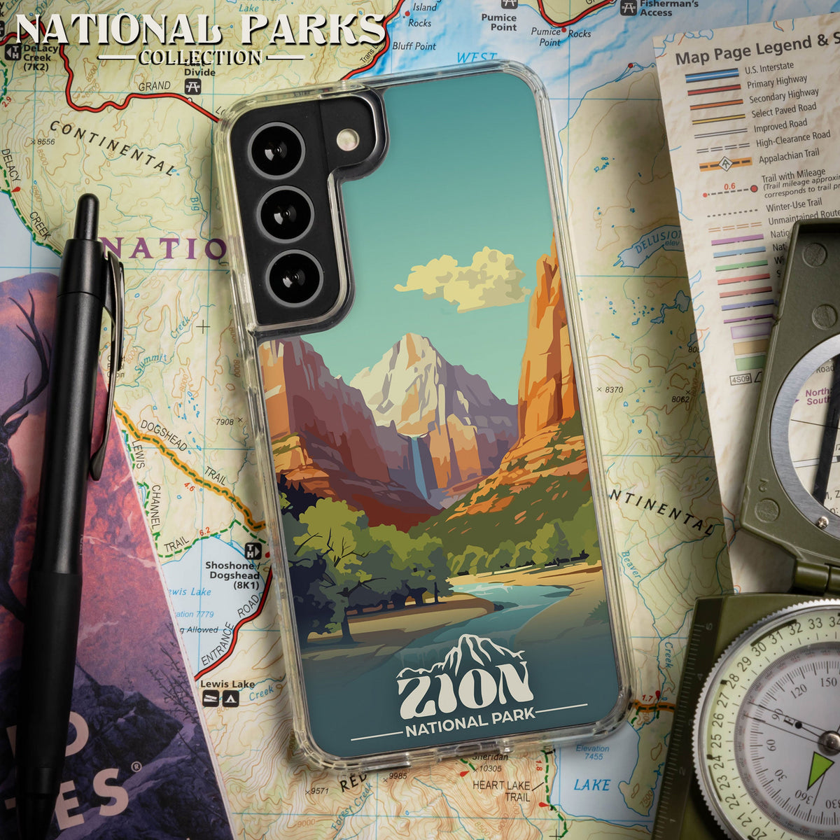 National Parks Zion HD Samsung Galaxy S23 Phone Case