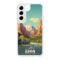 National Parks Zion HD Samsung Galaxy S24 Phone Case - Arleathercraft Zion / Galaxy S24 Ultra