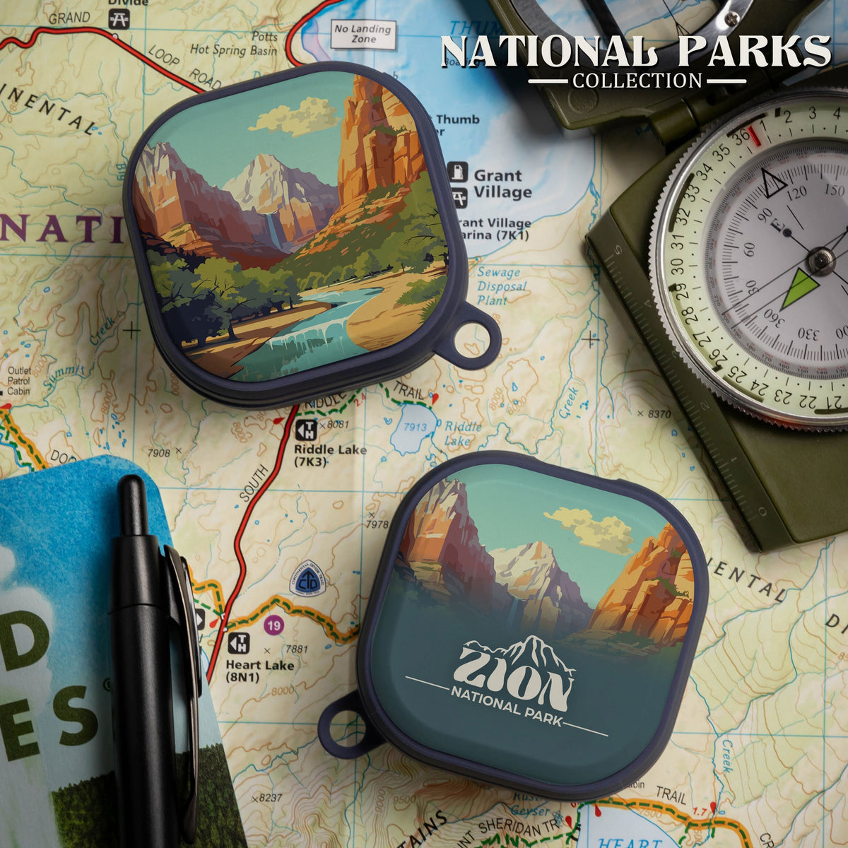 National Parks Zion HDX Samsung Galaxy Buds Pro & Buds Live Case Cover