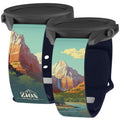 National Parks Zion HD Watchband for Samsung, Garmin, Fossil, and More - Arleathercraft Zion / 20mm / Short