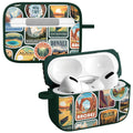 National Parks Stickers HDX Apple Airpods Pro 1 & 2 Case Cover - Arleathercraft Stickers