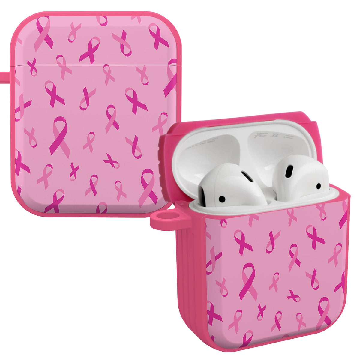 Breast Cancer Awareness HDX Apple AirPods Gen 1 & 2 Case Cover