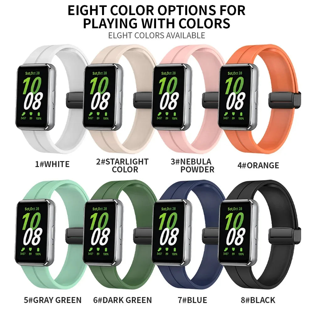 Silicone Samsung Galaxy Watch Band For Fit 3