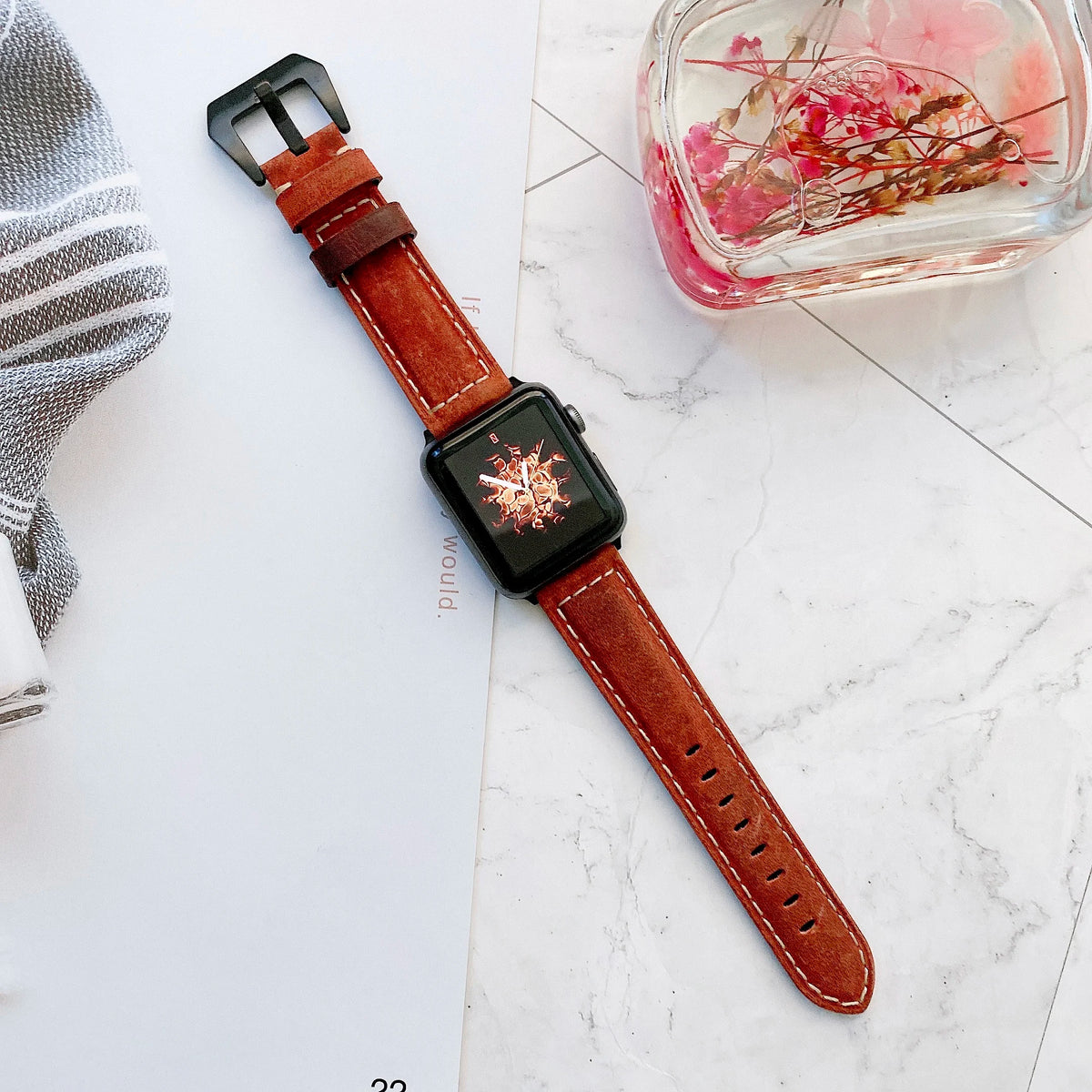 Genuine Leather Apple Watch Band