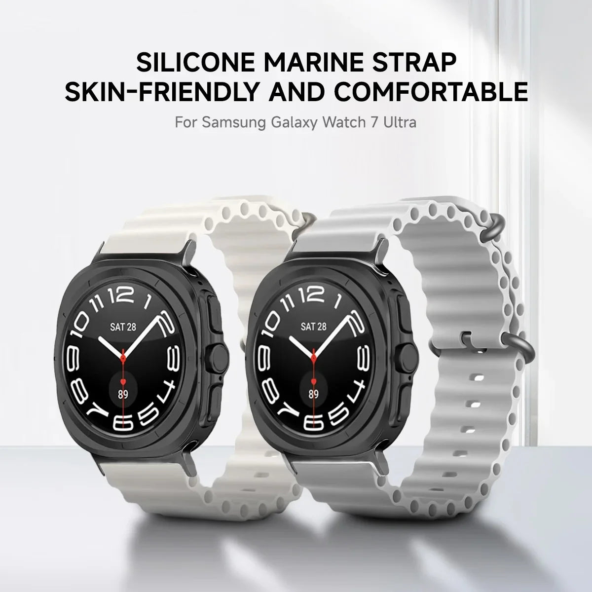 Ocean Silicone Samsung Galaxy Ultra Watch Band 47MM