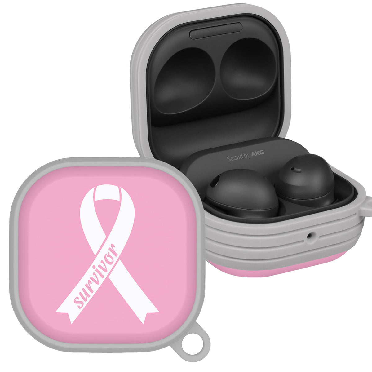 Breast Cancer Awareness HDX Samsung Galaxy Buds Pro & Buds Live Case Cover