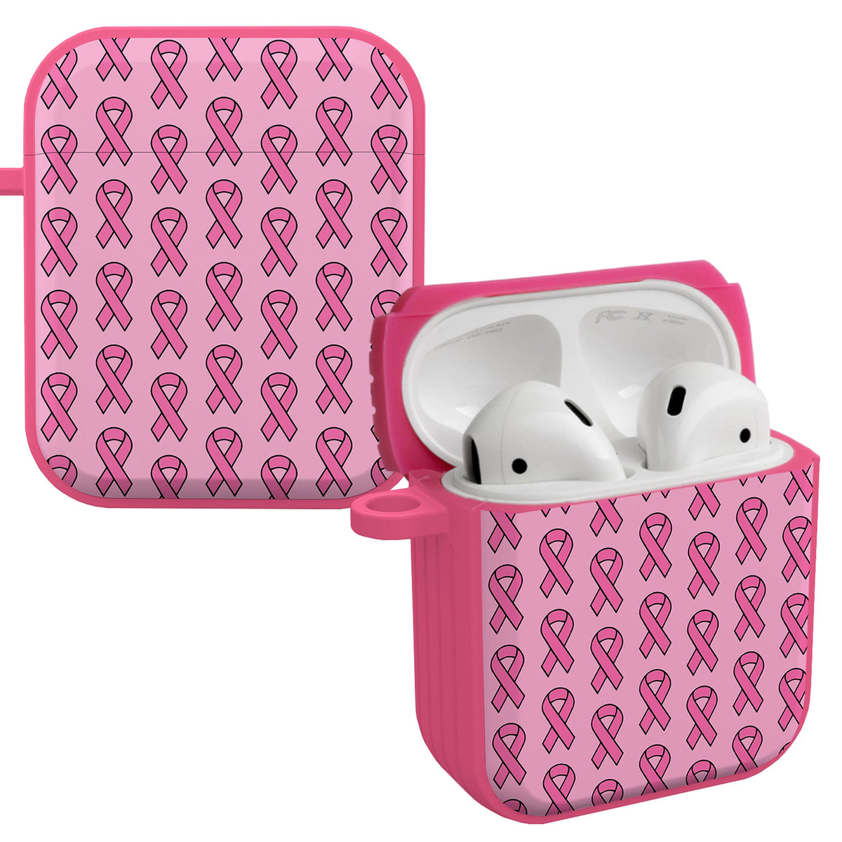 Breast Cancer Awareness HDX Apple AirPods Gen 1 & 2 Case Cover