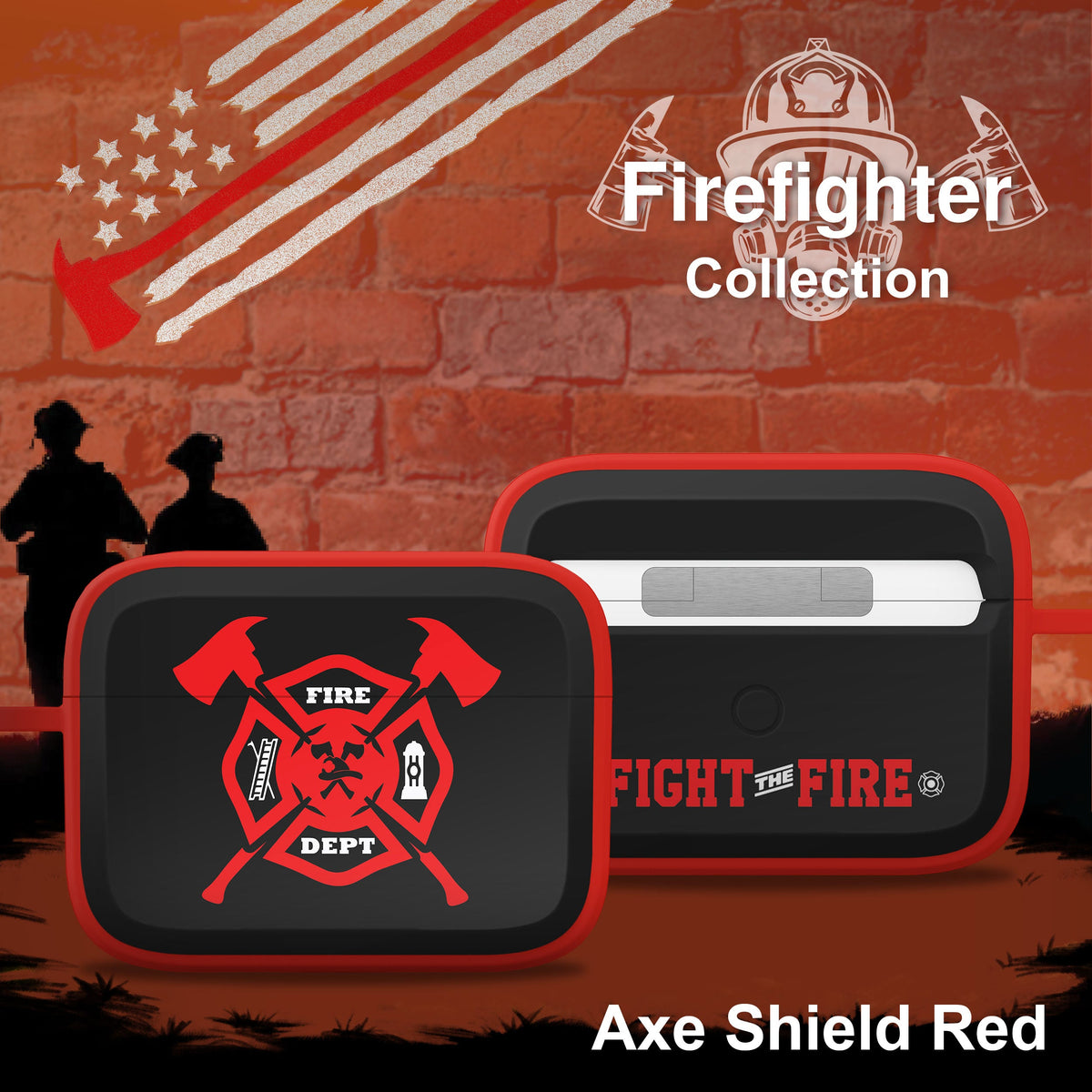 Firefighter HDX Apple AirPods Pro 1 & 2 Case Cover
