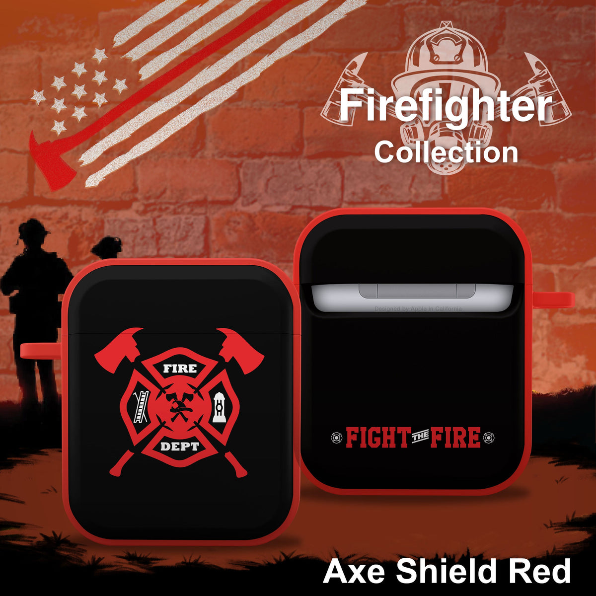 Firefighter HDX Apple AirPods Gen 1 & 2 Case Cover