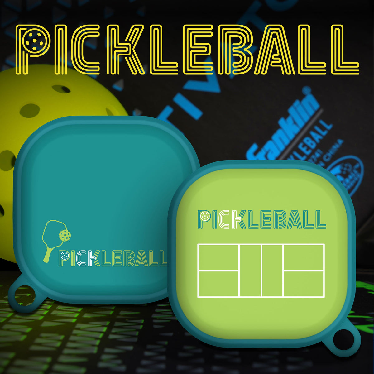 Pickleball HDX Samsung Galaxy Buds Pro & Buds Live Case Cover