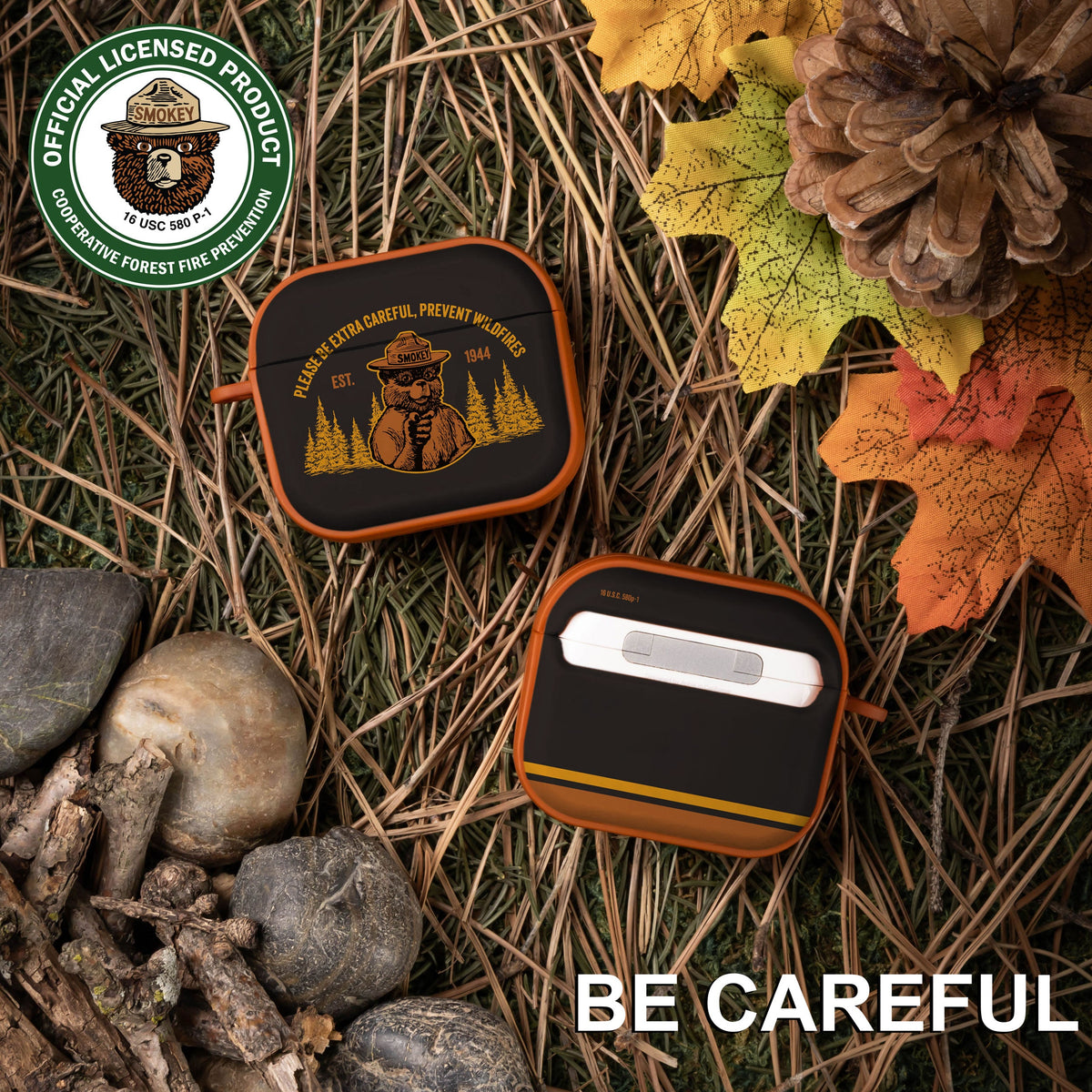 Smokey Bear Classic HDX Apple AirPods Gen 3 Case Cover