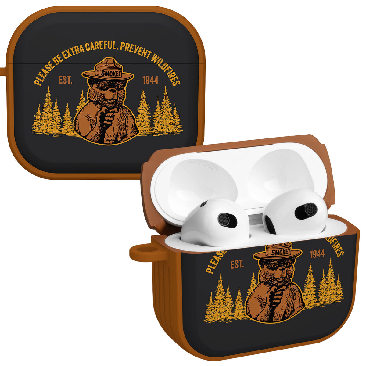 Smokey Bear Classic HDX Apple AirPods Gen 3 Case Cover
