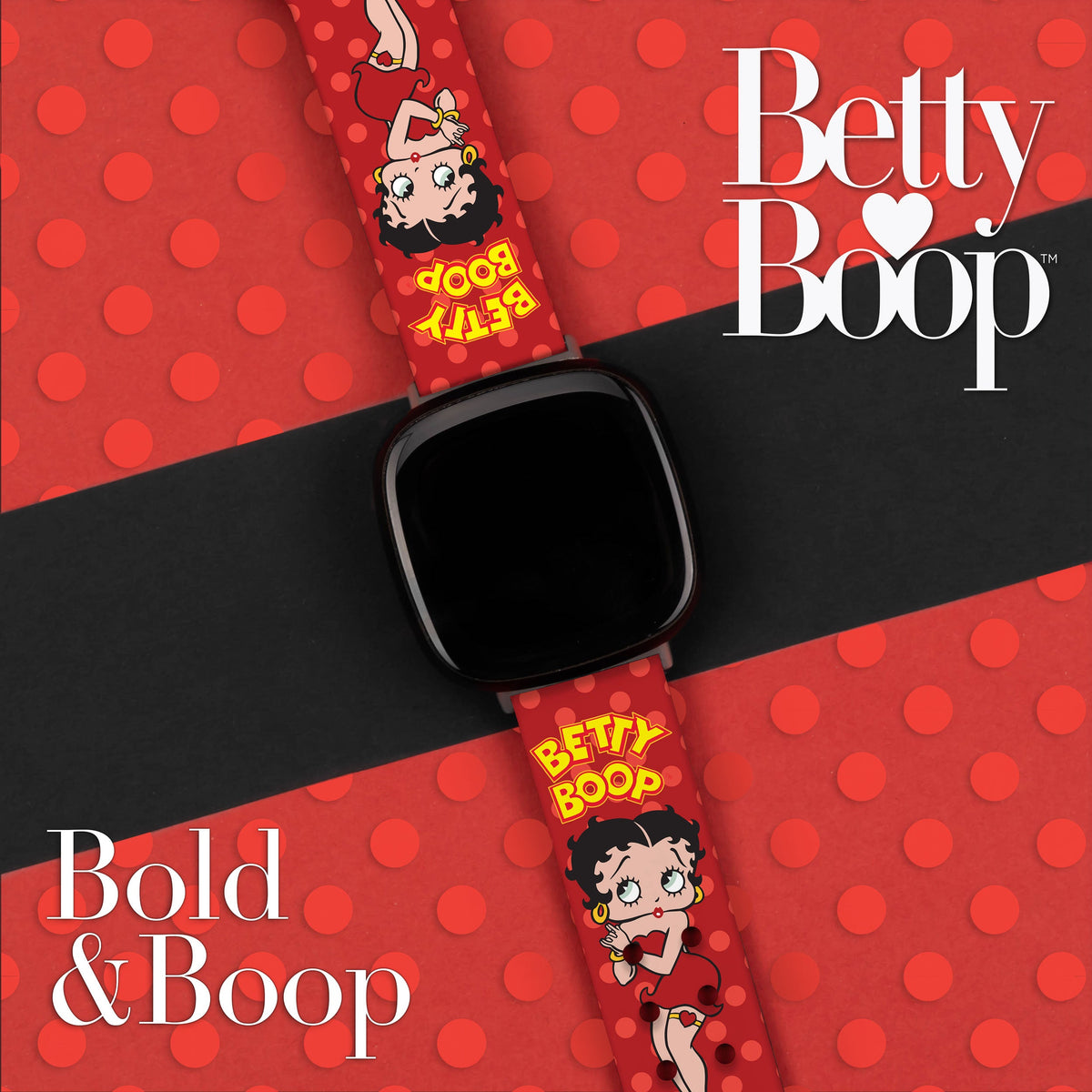 Betty Boop Classic HD Fitbit Versa 3 and Sense 1 Watch Band