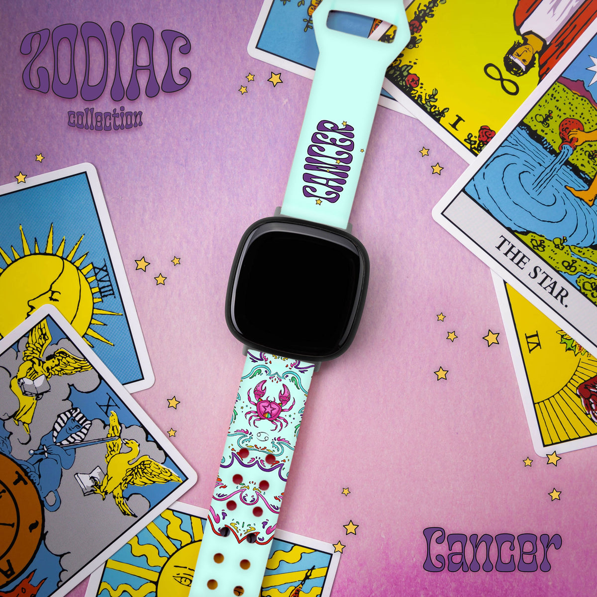Zodiac Collection HD Fitbit Versa 3 & Sense 1 Watch Band