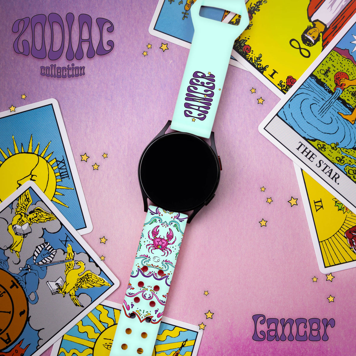 Zodiac Collection HD  Watchband for Samsung, Garmin, Fossil, and More