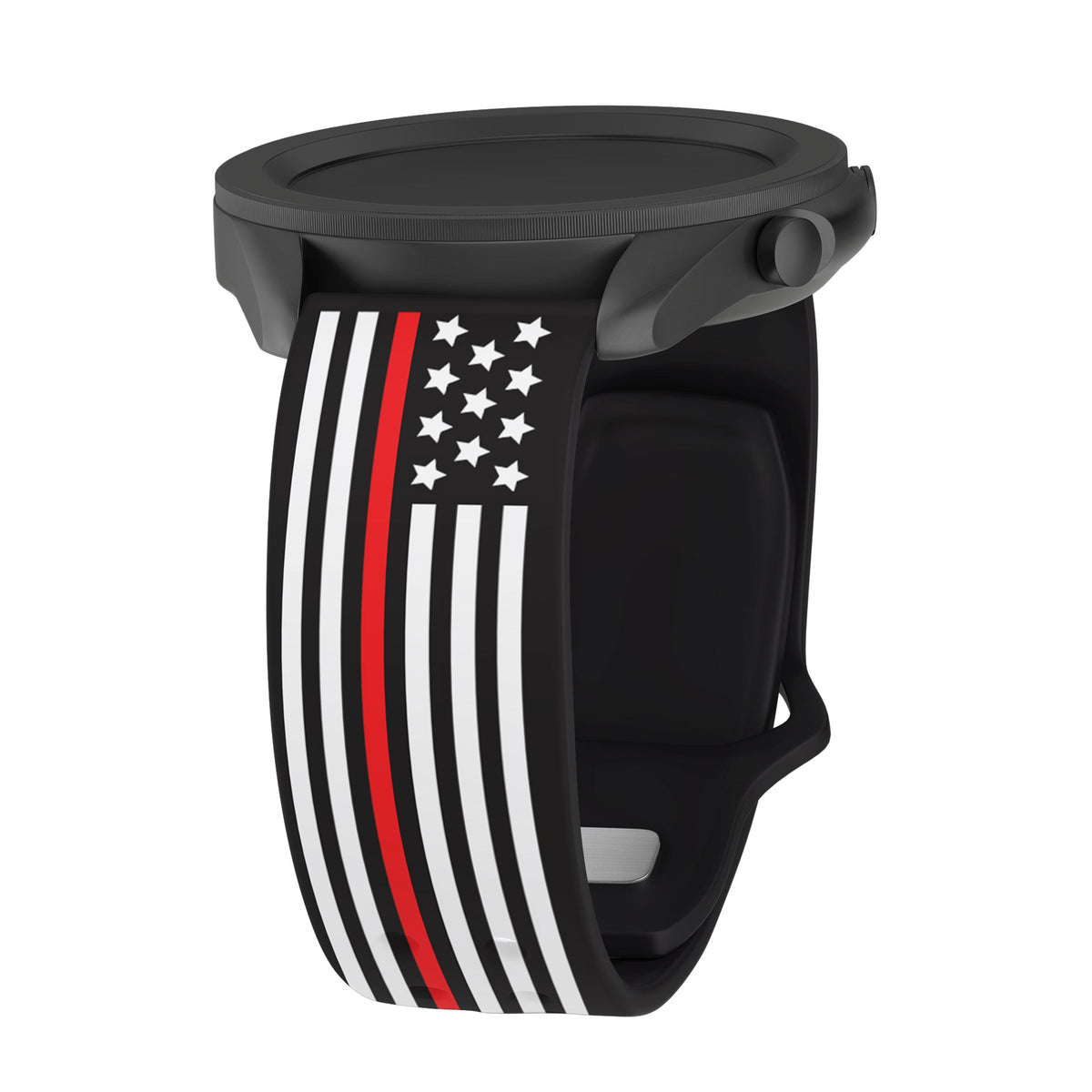 FireFighter First Responder HD  Watchband for Samsung, Garmin, Fossil, and More for Samsung, Garmin, Fossil, and More