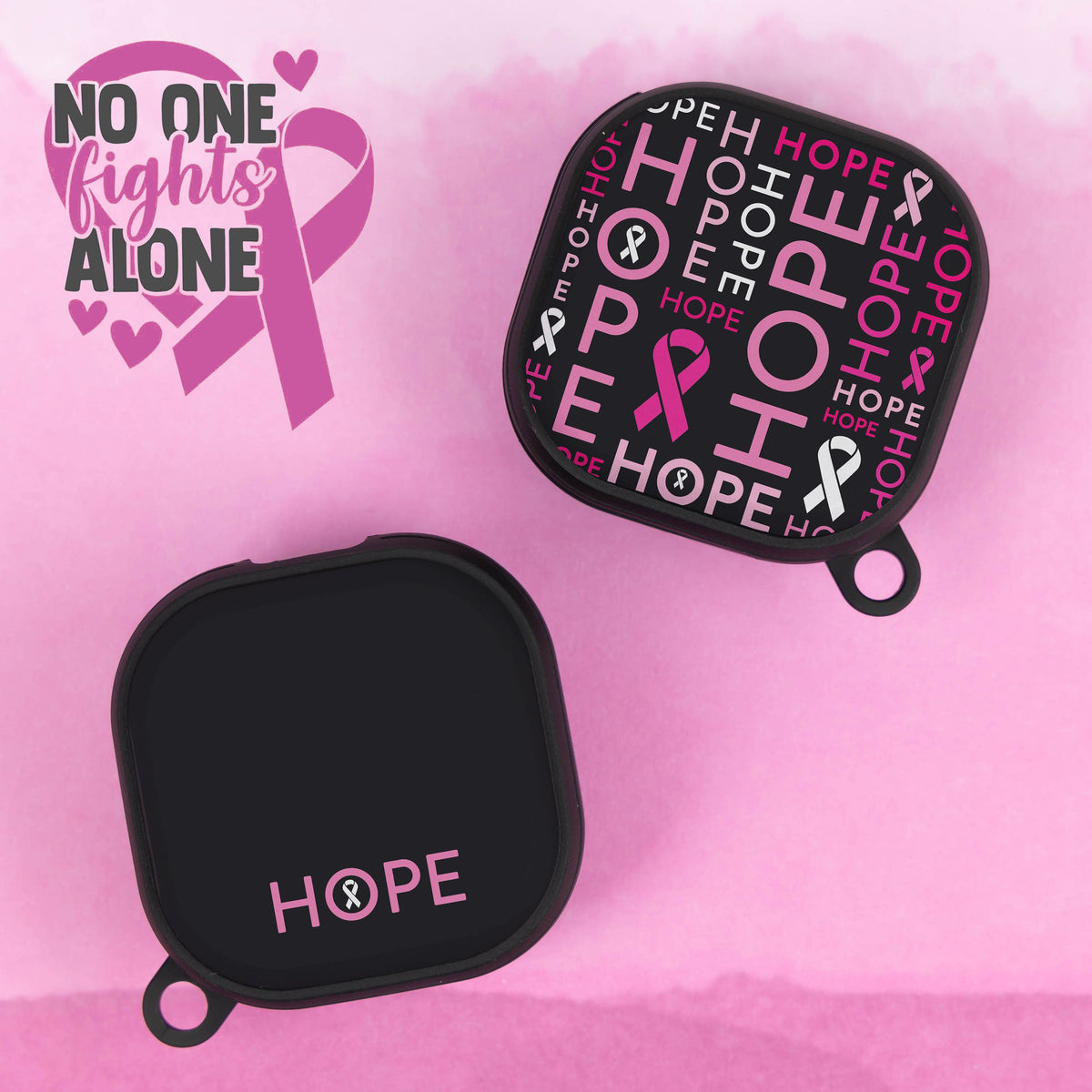 Breast Cancer Awareness HDX Samsung Galaxy Buds Pro & Buds Live Case Cover