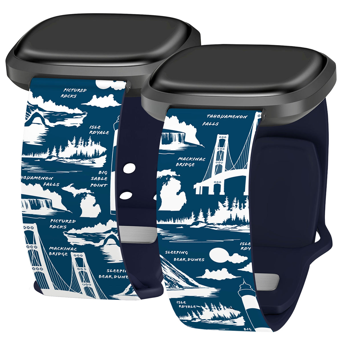 Michigan HD Fitbit Versa 3 & Sense 1 Watch Band