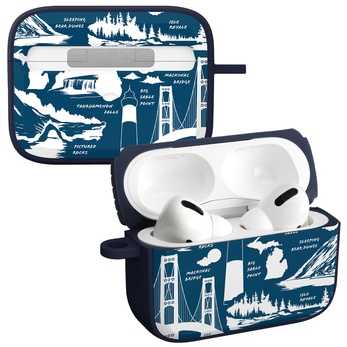 Michigan HDX Apple AirPods Pro 1 & 2 Case Cover