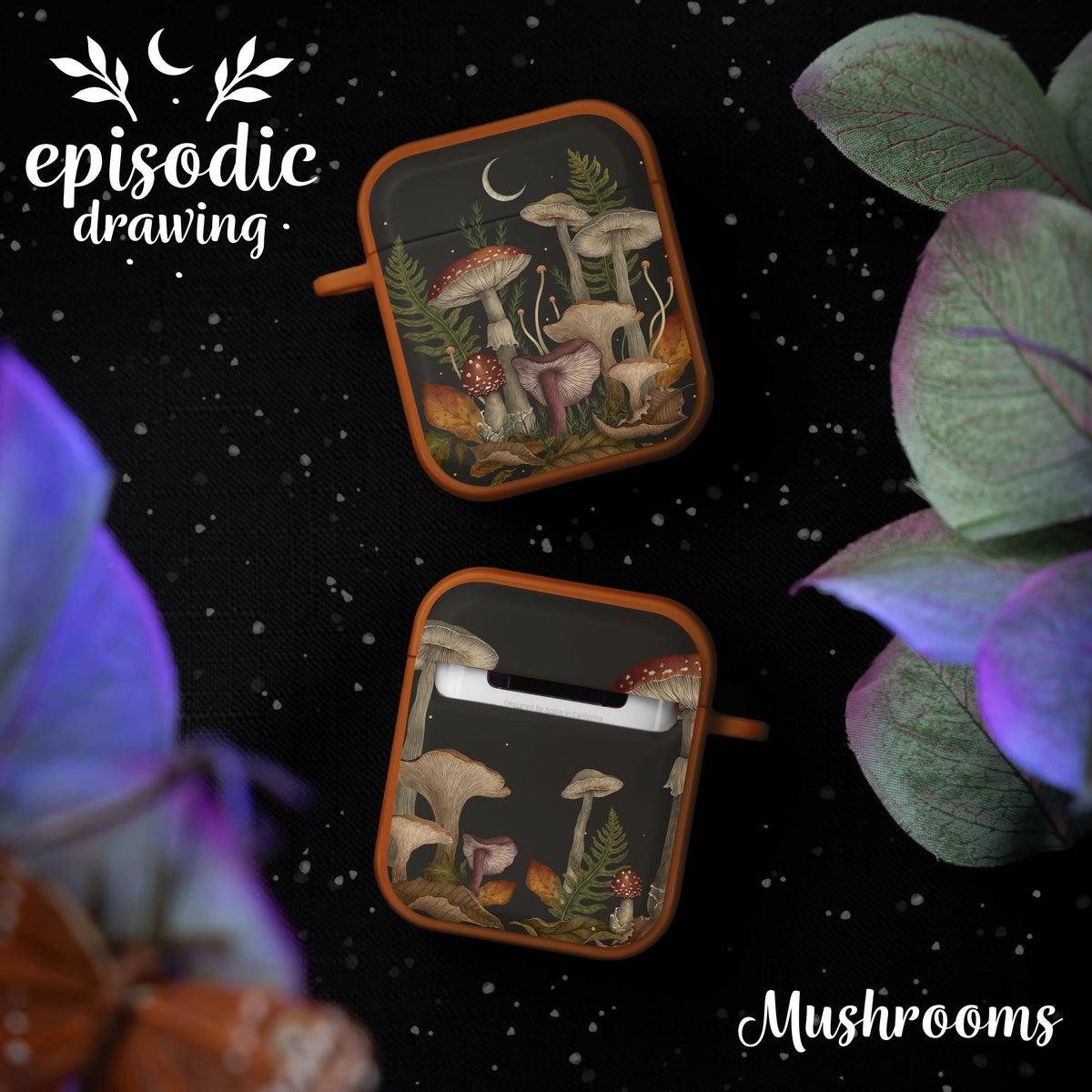 Episodic Drawing Enchanted Collection HDX Apple AirPods Gen 1 & 2 Case Cover