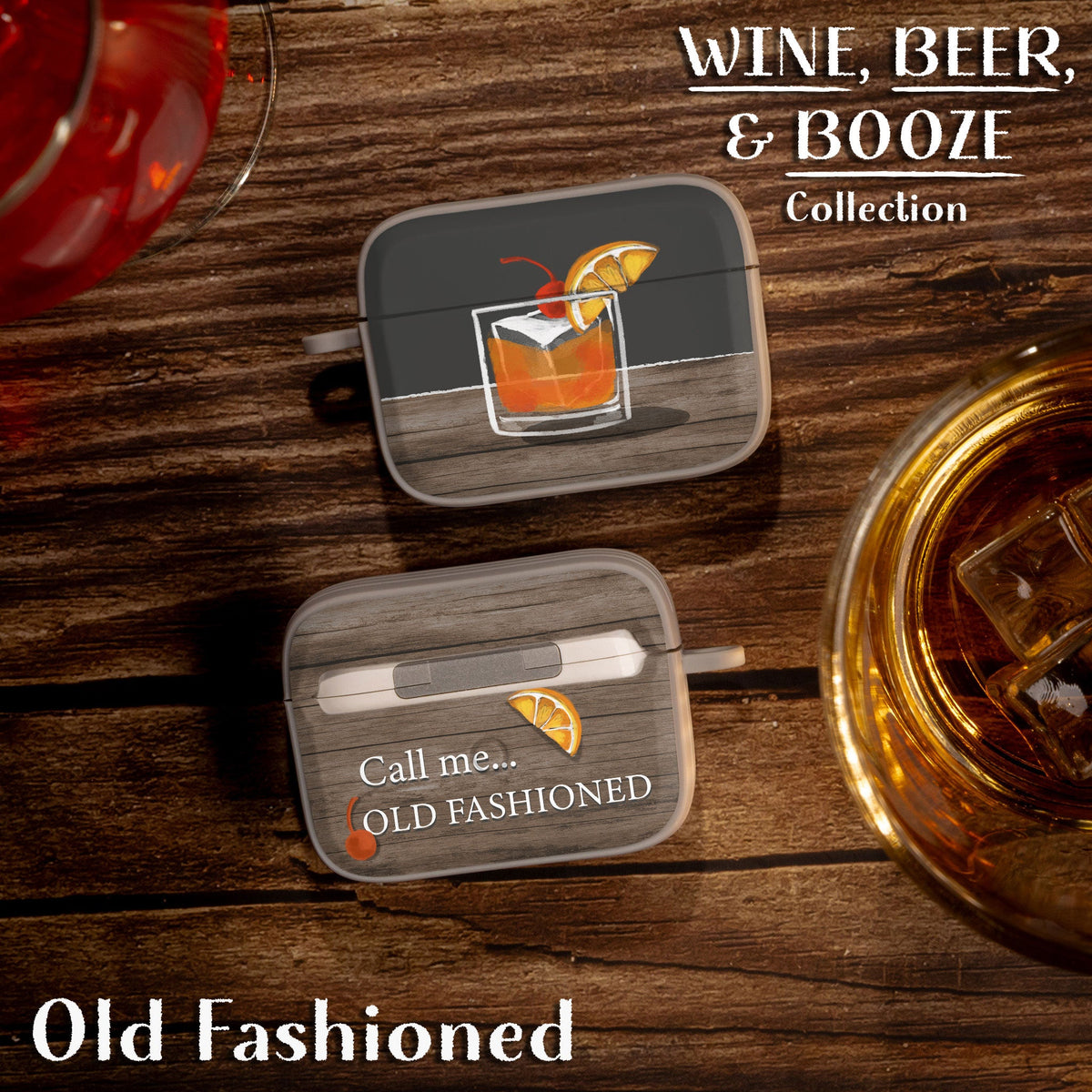 Wine, Beer, & Booze HDX Apple AirPods Pro 1 & 2 Case Cover