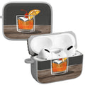 Wine, Beer, & Booze HDX Apple AirPods Pro 1 & 2 Case Cover - Arleathercraft Old Fashioned