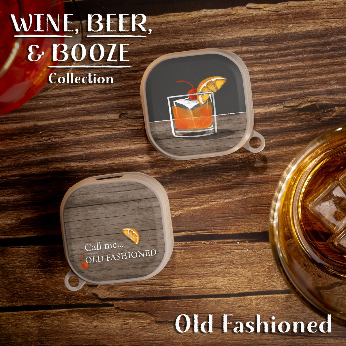 Wine, Beer, & Booze HDX Samsung Galaxy Buds Pro & Buds Live Case Cover