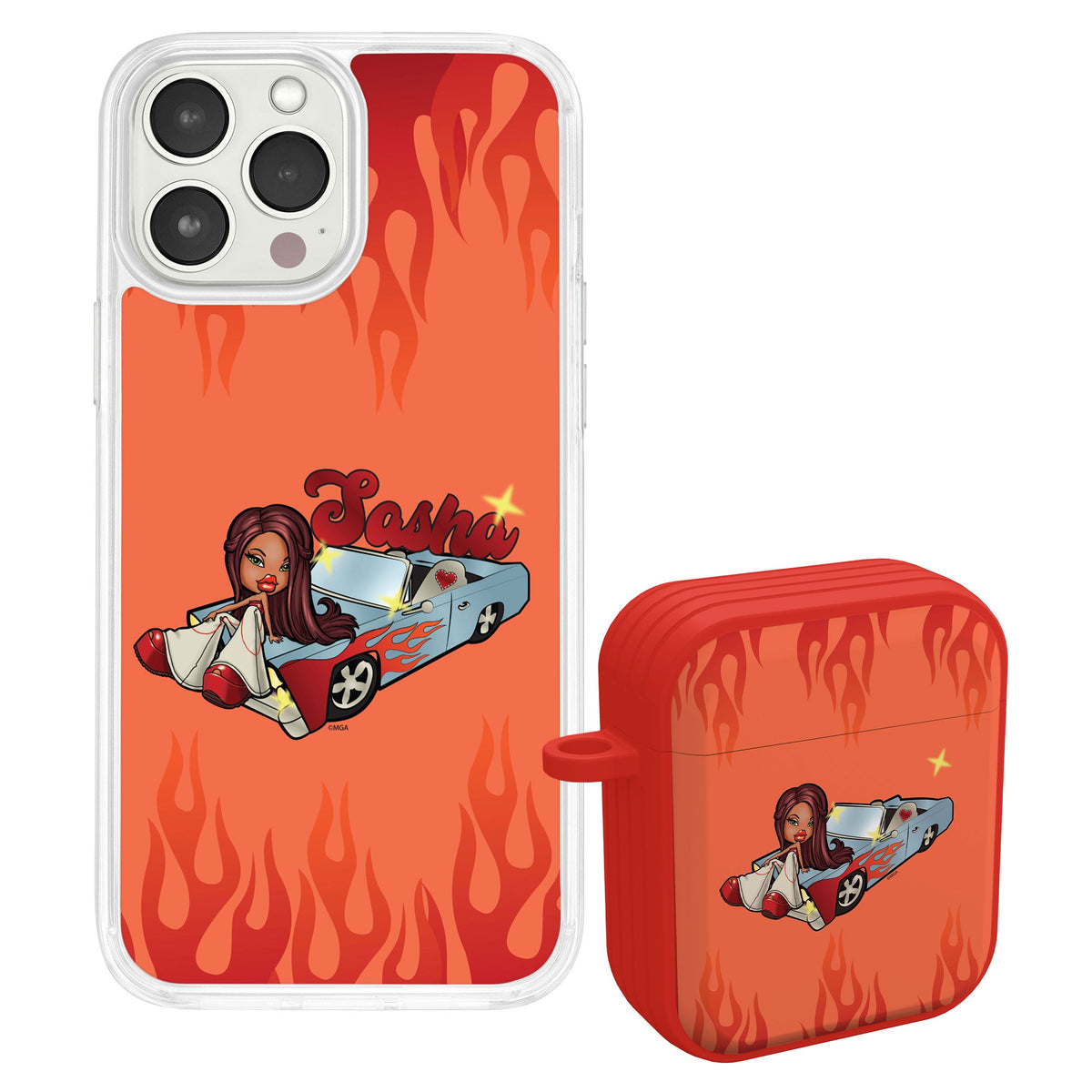 Bratz® Passion For Fashion HD Apple iPhone 14 Mag-Safe Phone Case and AirPods Gen 1 & 2 Combo Package