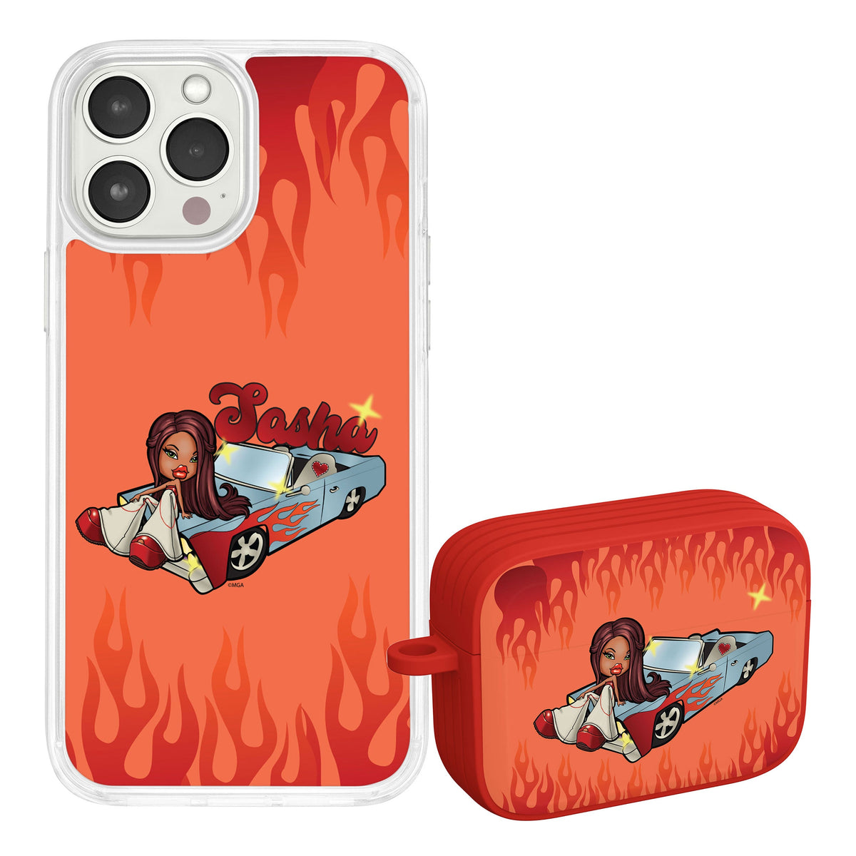 Bratz® Passion For Fashion HD Apple iPhone 15 Mag-Safe Phone Case and AirPods Pro Combo Package