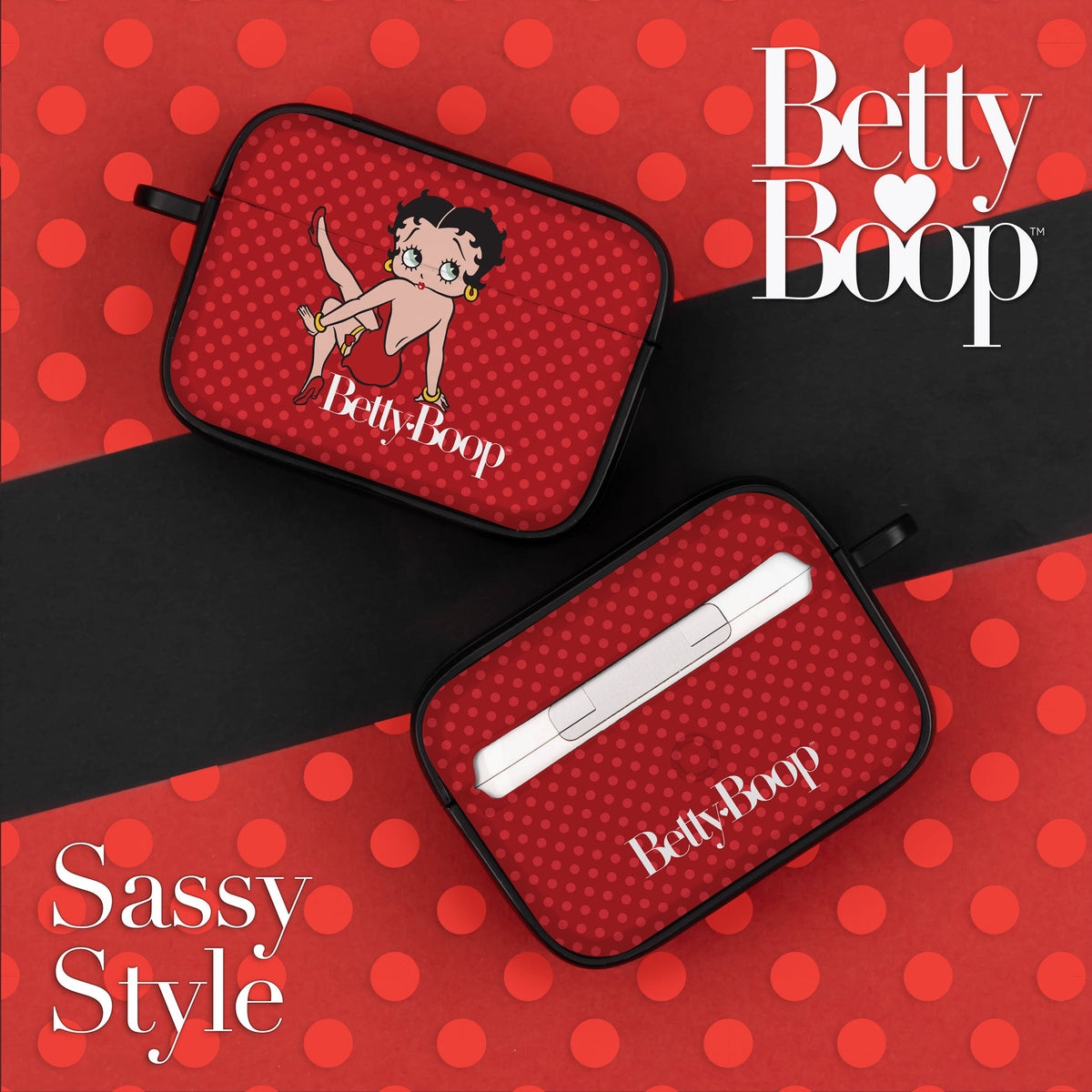 Betty Boop Classic HDX Apple AirPods Pro 1 & 2 Case Cover