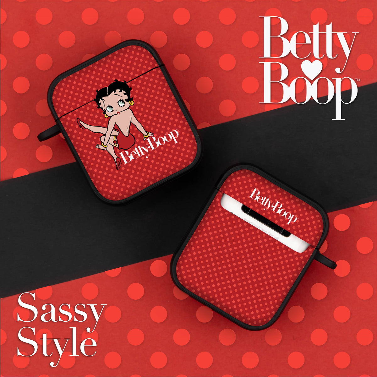 Betty Boop Classic HDX Apple AirPods Gen 1 & 2 Case Cover