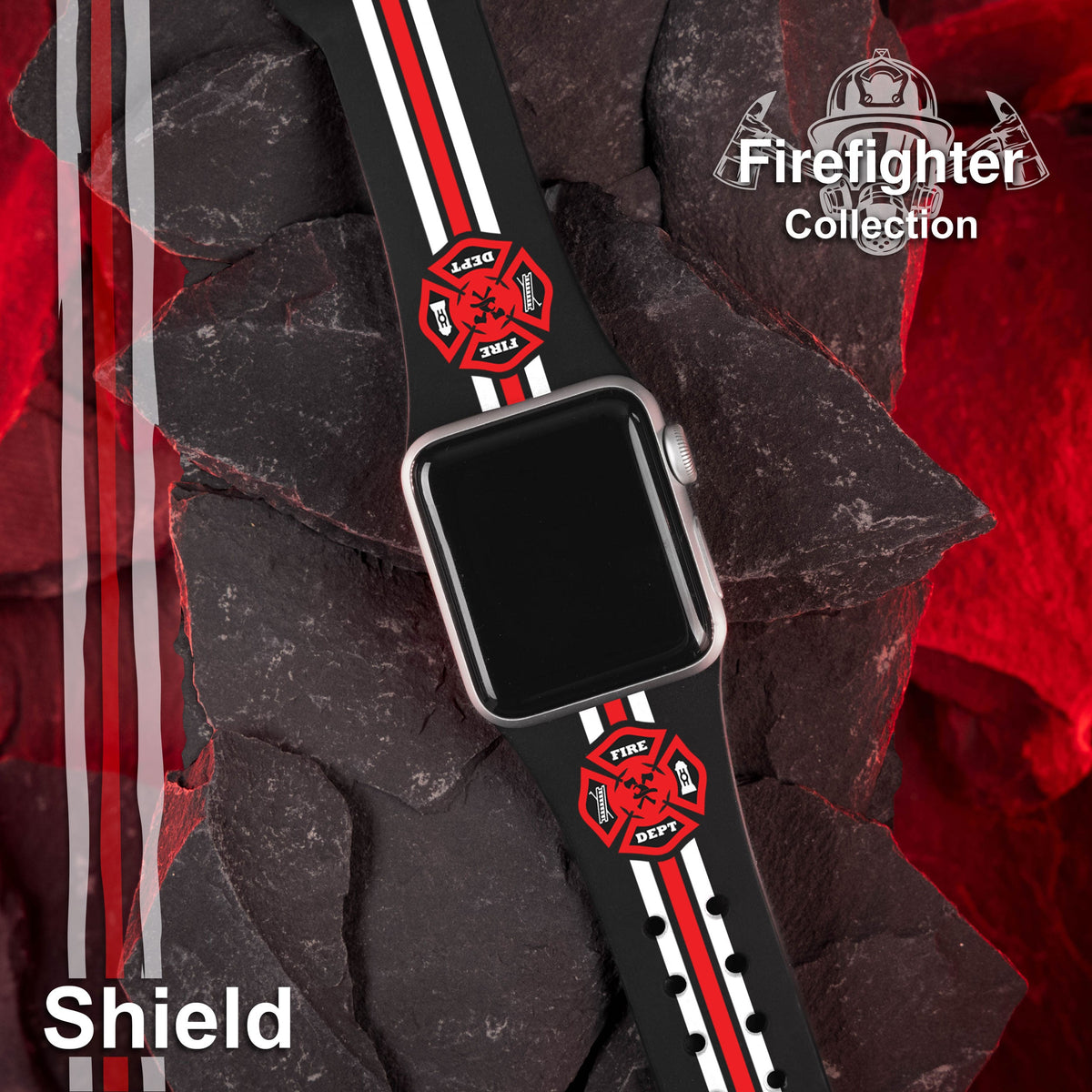 FireFighter First Responder HD Apple Watch Band