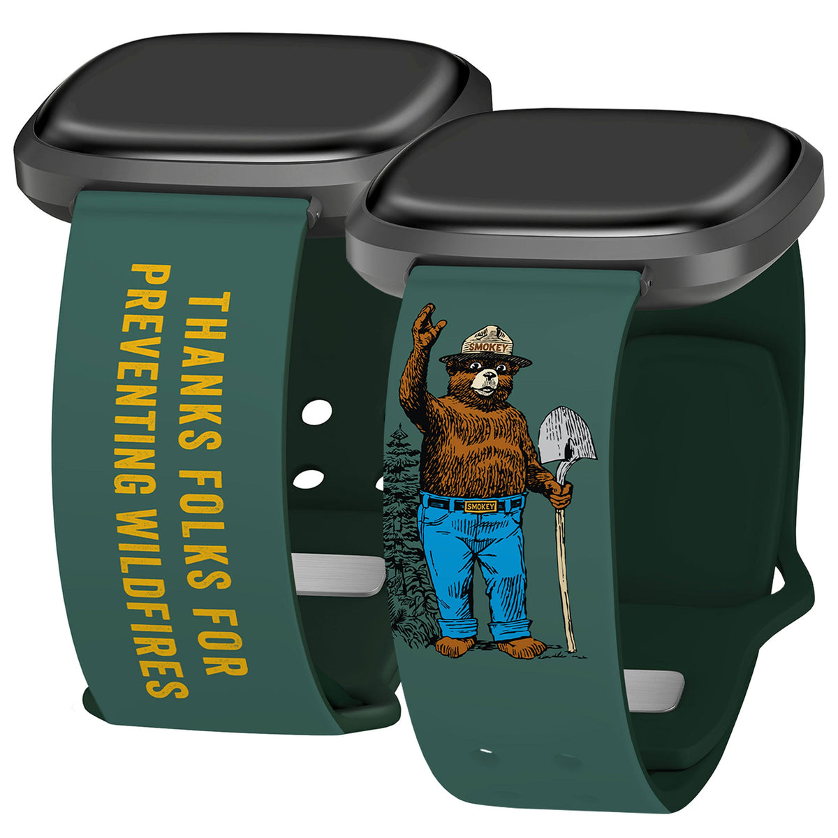Smokey Bear Classic HD Fitbit Versa 3 & Sense Watch Band