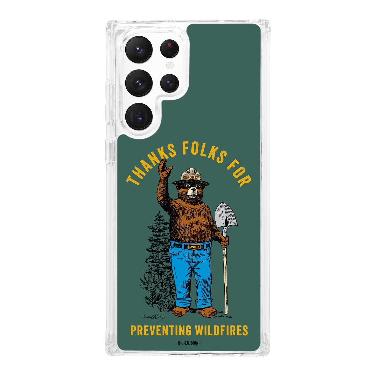 Smokey Bear Classic HD Samsung Galaxy S21 Phone Case