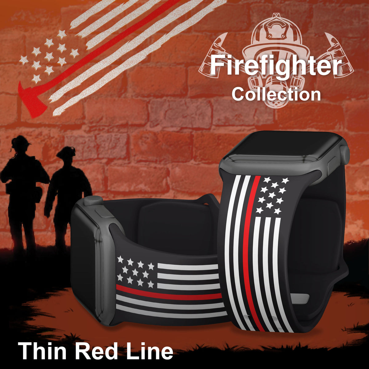 FireFighter First Responder HD Apple Watch Band
