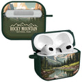 National Parks Rocky Mountain HDX Apple Airpods Gen 3 Case Cover - Arleathercraft Rocky Mountain