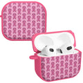 Breast Cancer Awareness HDX Apple AirPods Gen 3 Case Cover - Arleathercraft Ribbons