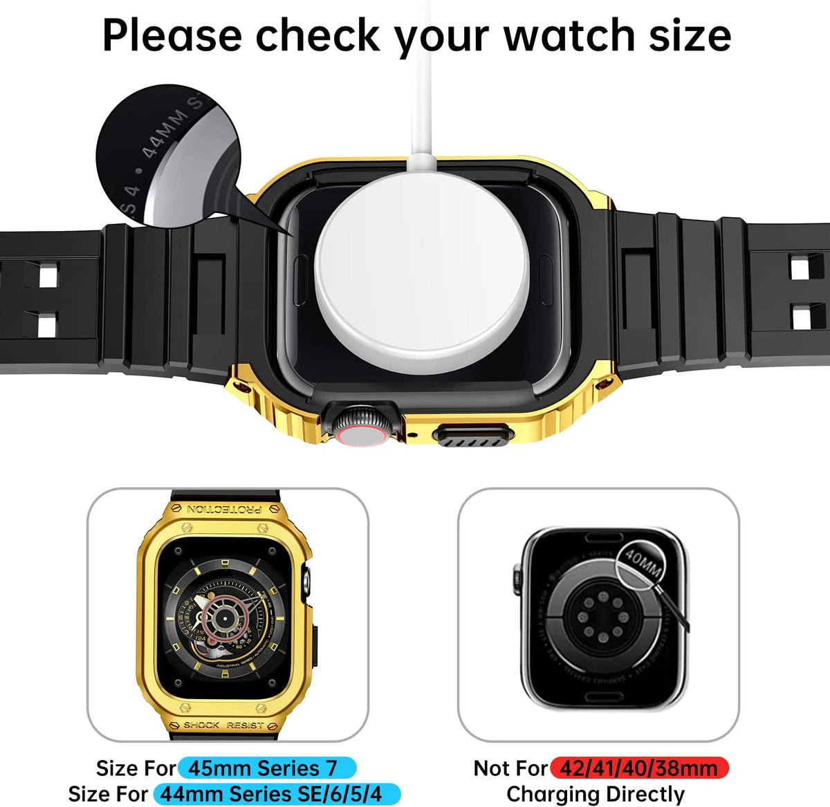 Apple Watch Mod Kit 44MM, 45MM, 49MM