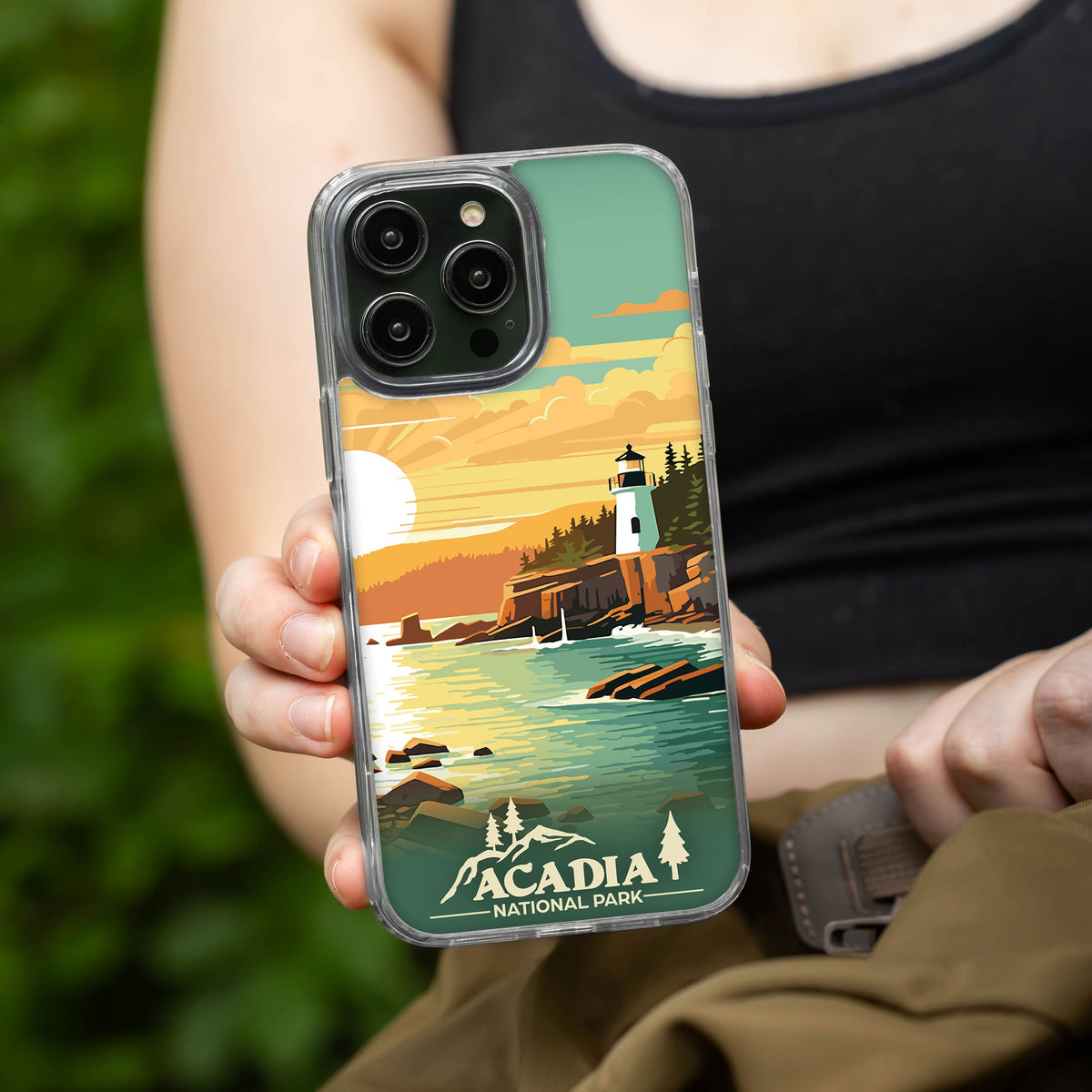 National Parks Acadia HD Apple iPhone 16 Mag-Safe Phone Case