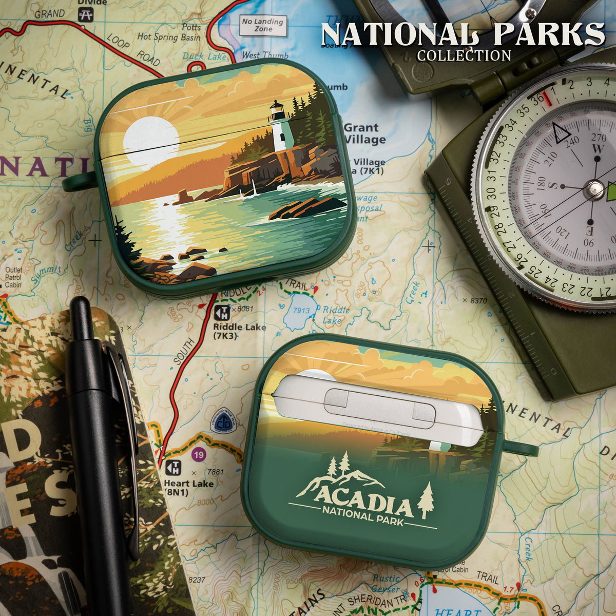 National Parks Acadia HDX Apple Airpods Gen 3 Case Cover