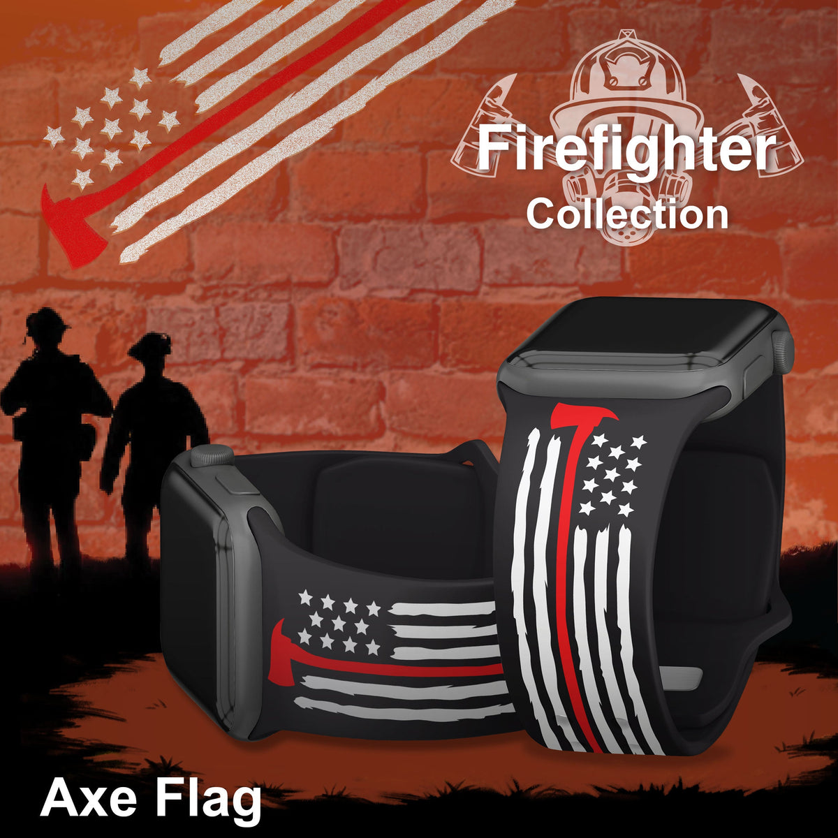 FireFighter First Responder HD Apple Watch Band