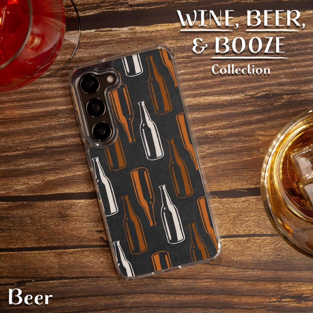 Wine, Beer, & Booze HD Samsung Galaxy S21 Phone Case