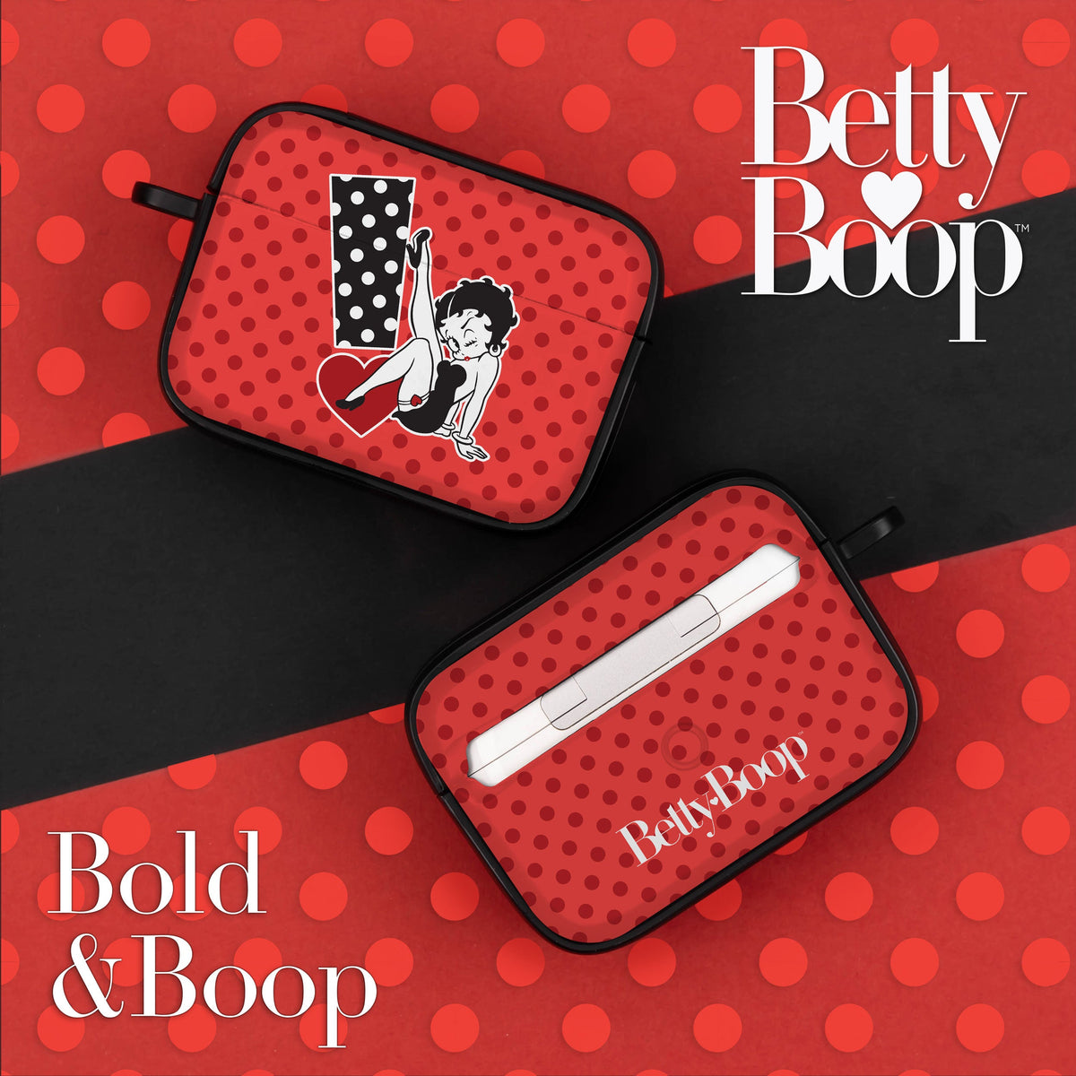 Betty Boop Classic HDX Apple AirPods Pro 1 & 2 Case Cover